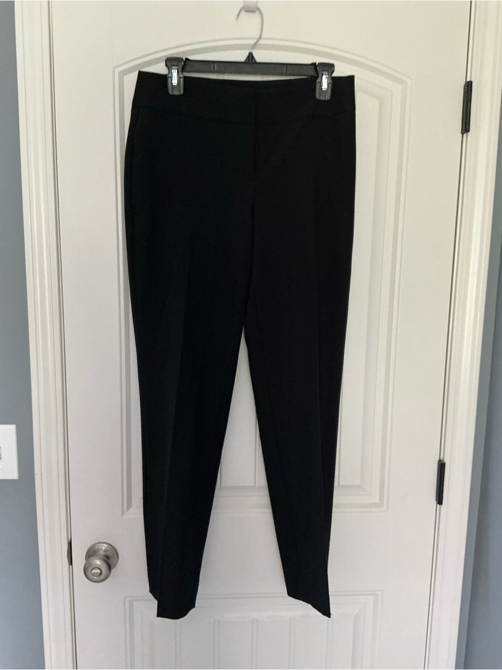 NWOT Kasper Pleated Straight Leg Dress Pant Trouser size 4 Black